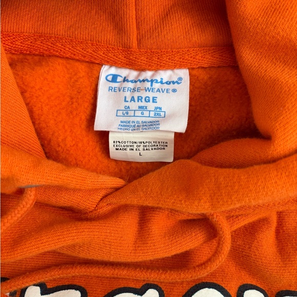 Syracuse Champion Reverse Weave Hoodie - Picture 4 of 4
